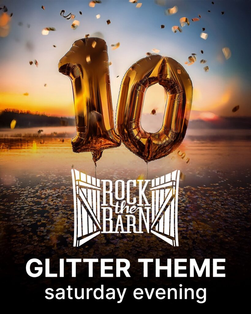 Saturday evening party Glitter Theme image.
